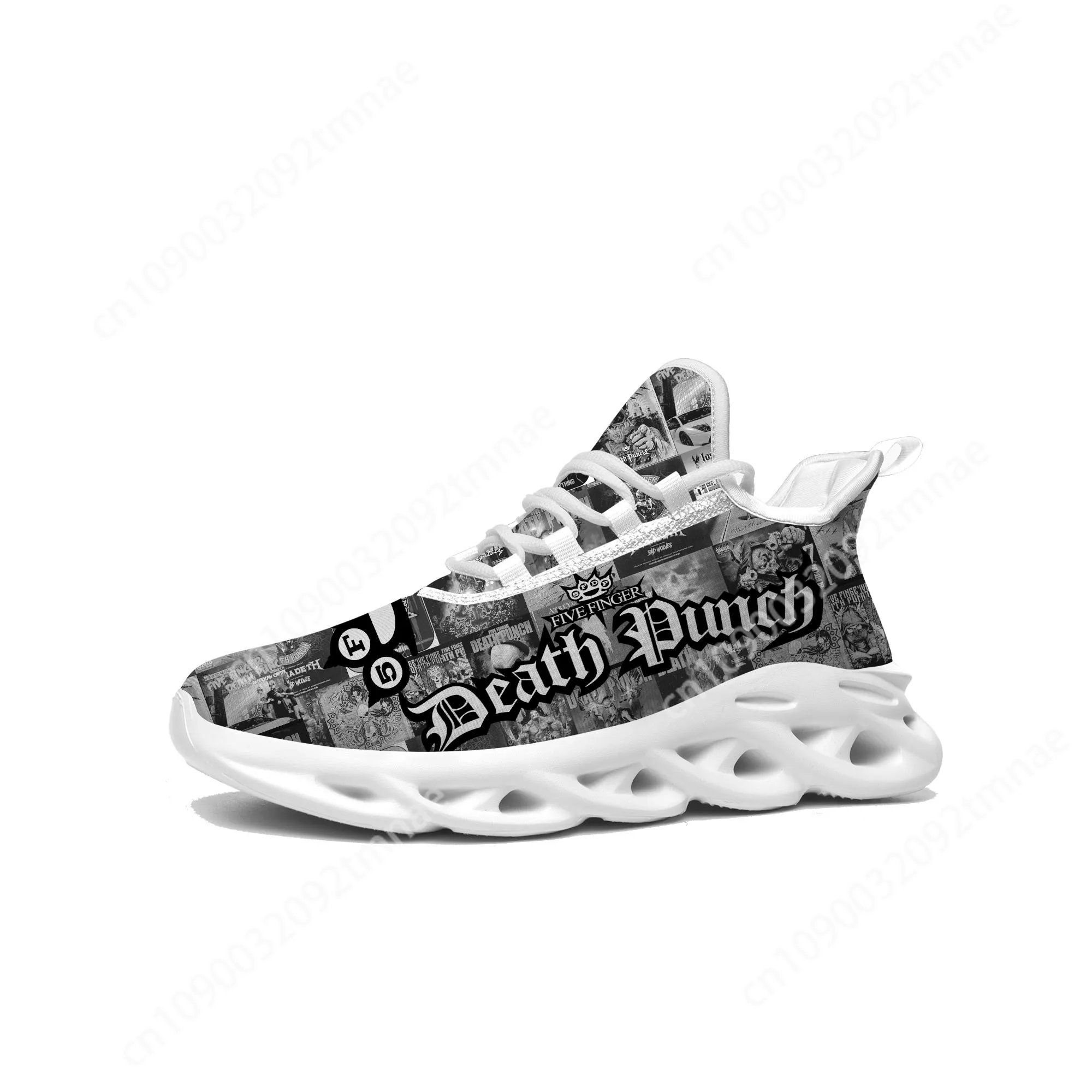 

Five Finger Death Punch Flats Sneakers Mens Womens High Quality Sports Shoes Customized Rock Band Sneaker Custom Made Shoe