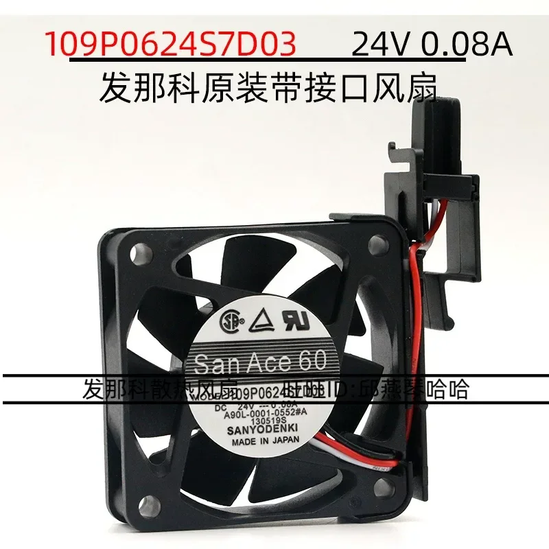 for SanAce60 109P0624S7D03 A90L-0001-0552 #A 6015 Fan for Numerical Control Machine Tool