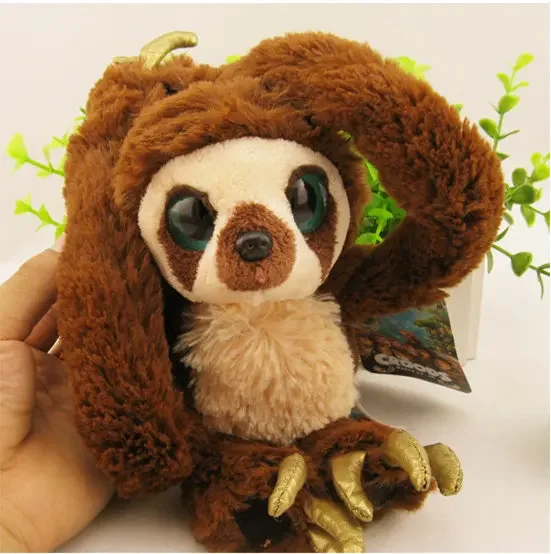 

[ Funny ] 65cm 100cm Belt sloths Long arm monkey plush doll the Croods Factory direct sale toys soft Big eyes monkey baby gift