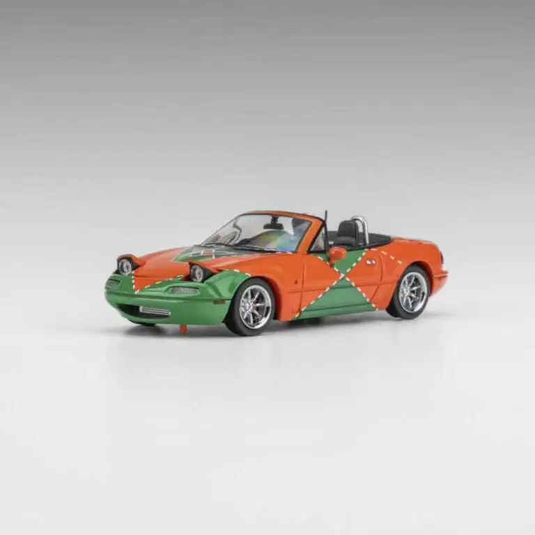 Modelo de Auto de Aleación a Escala 1:64, Mazda MX5 Convertible NA 787B, Micro Turbo MT