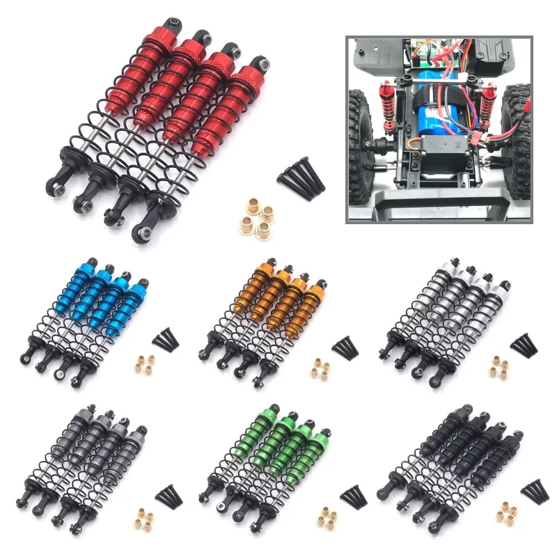 

MN 1/10 MN-999 Metal External Spring Hydraulic Shock Absorber For RC Car Upgrade Modified Parts