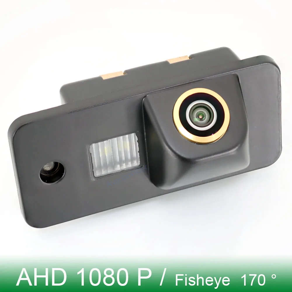 

Golden FishEye Rear View Camera For Audi A3 S4 A4 A6 A8 Q7 RS4 RS6 Car Parking AHD 1080P 170° HD Night Vision Waterproof CVBS