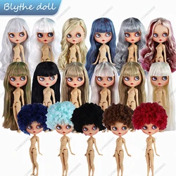ICY DBS Blyth 30cm Doll Tan Skin Matte Face Bunny Teeth Afro Multiple Hair Styles 19 Joints Body Girls Festival Birthday Gifts
