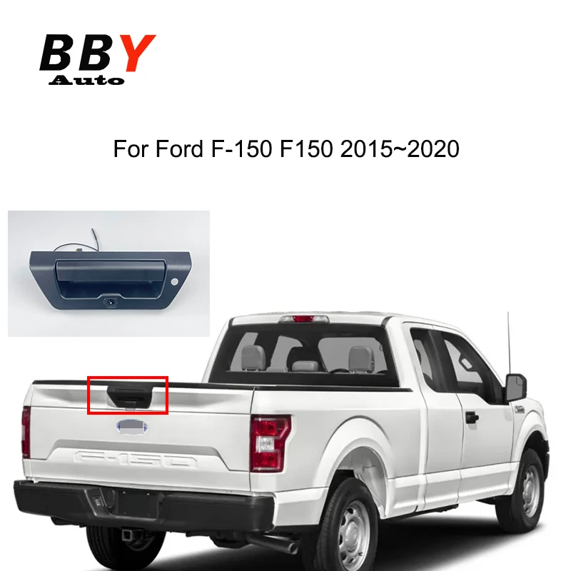 

Резервная камера заднего вида с ручкой задней двери для Ford F150 F-150 2015 2016 ~ 2019 заднего вида, подложка автомобиля, пикапы ночного видения
