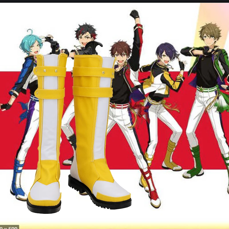 

Ансамбль звезд Shinobu Sengoku Takamine Midori Nagumo Tetora Shinkai Kanata обувь для косплея карнавальные вечерние сапоги для Хэллоуина