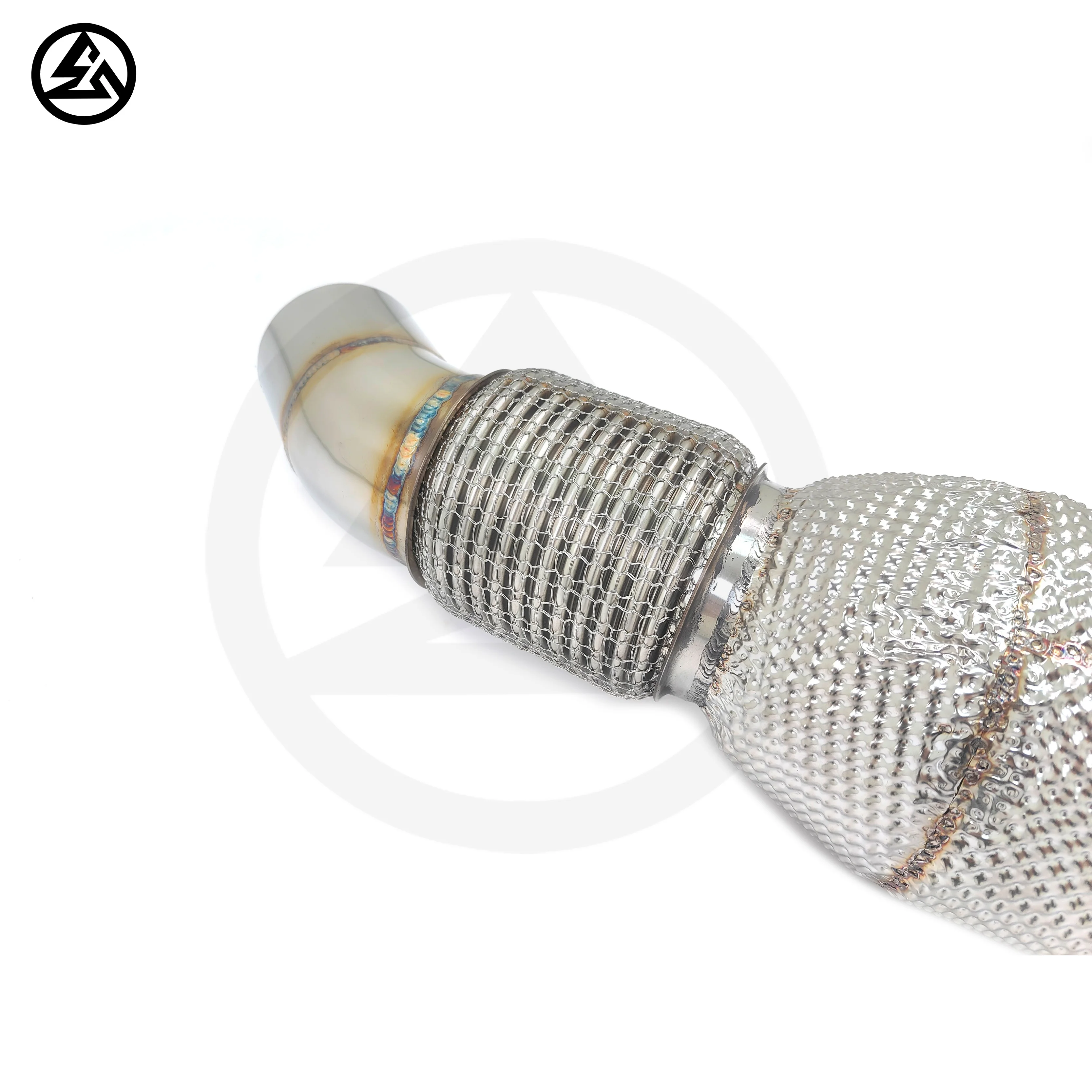 أنبوب سفلي CSZ B58 عالي الجودة لـ G20 G22 M340i M440i 540i 740i 840i X3 B58 أنبوب سفلي مع نظام عادم درع الحرارة