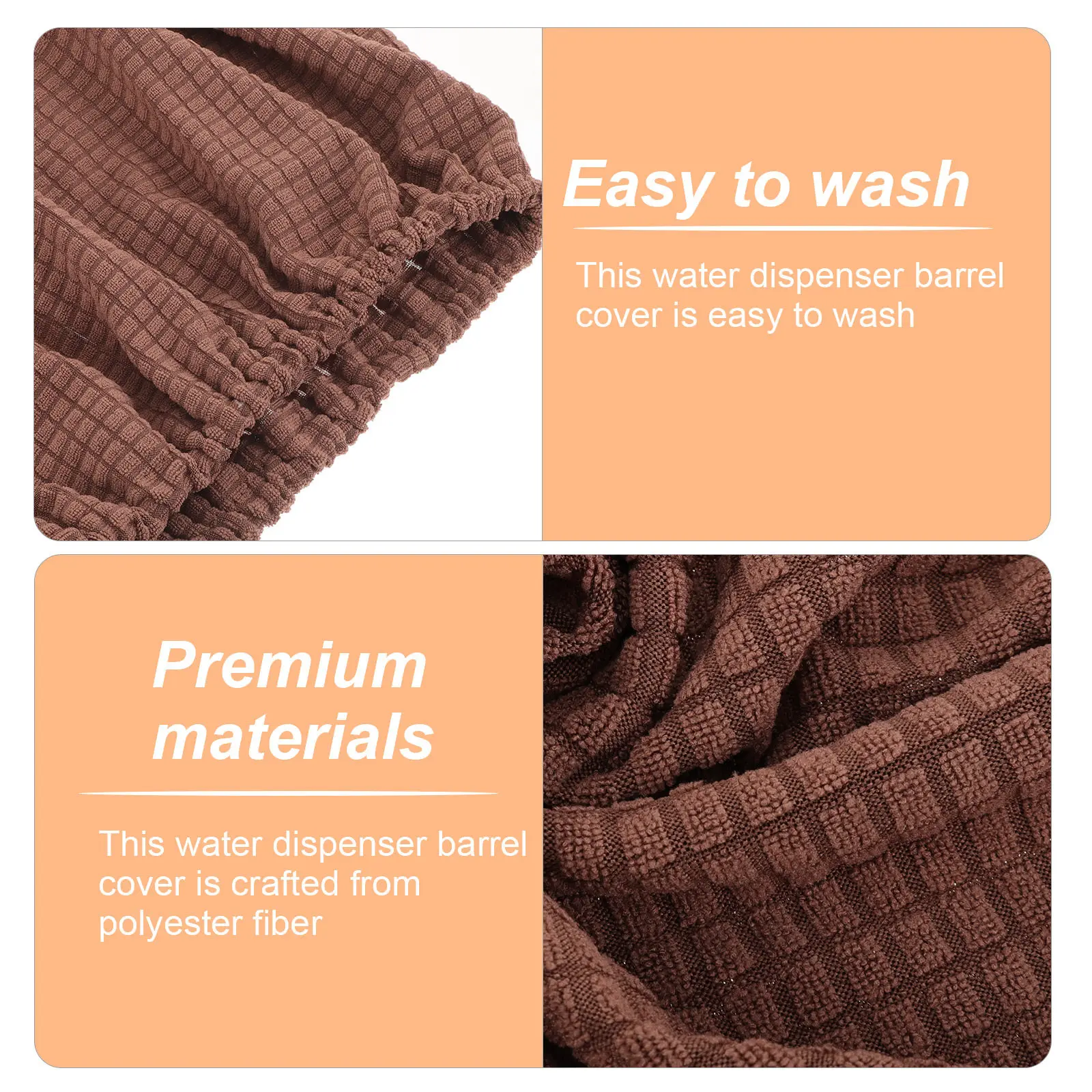 Water Dispenser Dust Cover Polyester Fiber Long-Lasting Protective Cover Household Water Cooler Bucket Dust Protector