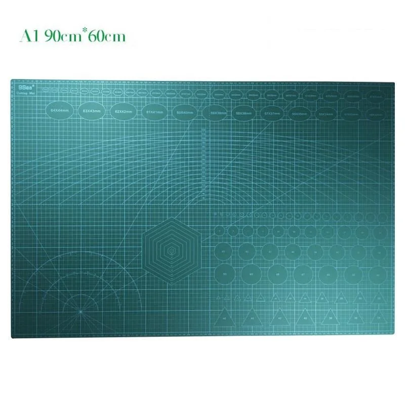 A1 Double faced Cutting Mat Large PVC Cutting Plate White Core;Carve Model Plate Long life 90x60x3cm