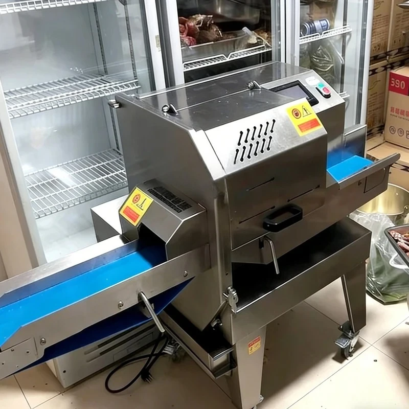 Multifunctional Fully Automatic Meat Slicer, Stainless Steel, Large Cooked Meat Slicer, Cheap