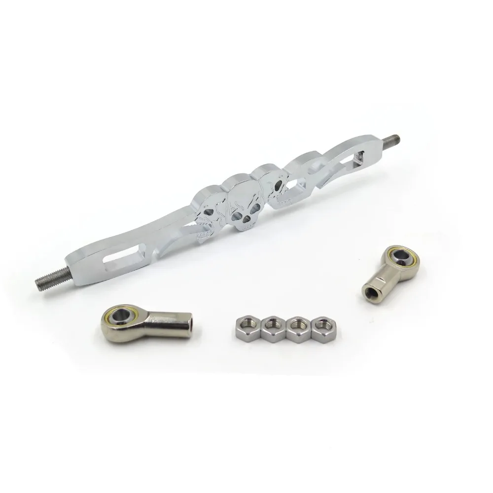 Motorcycle Parts for Harley Davidson Softail FXDWG Dyna Wide Glide CHROME Skull Shift Linkage
