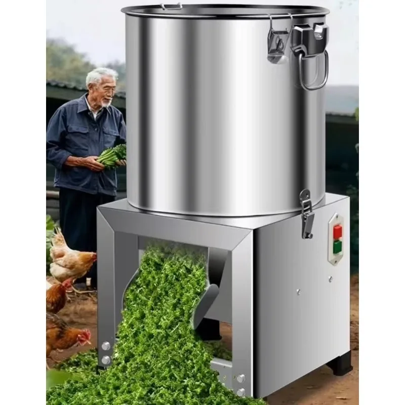 Factory Supply Multifunctional Mini Chaff Cutter Feed Crusher Industrial Grass Shredder Vegetable Fruit Cutter for Farm