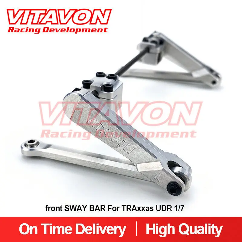 VITAVON REDESIGNED CNC Aluminum7075 Front SWAY BAR  For TRAxxas UDR 1/7