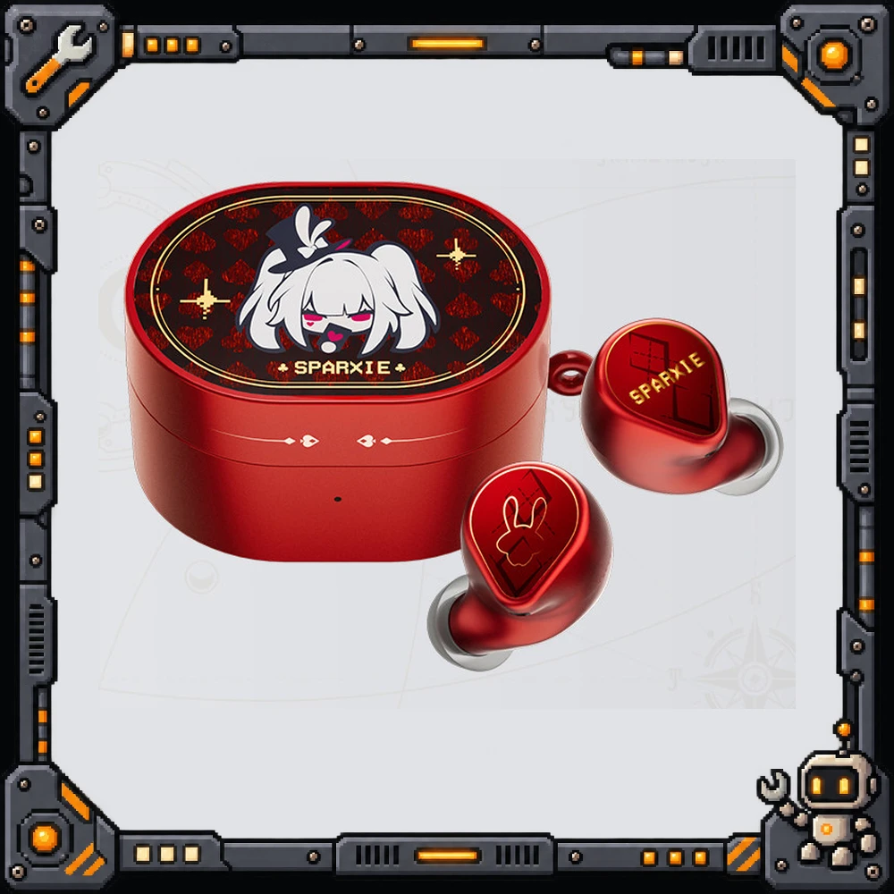 Honkai Star Rail Spark Sparxie True Wireless Bluetooth Earphones HIFI TWS Hybrid Dynamic Driver Planar Driver ANC Headphones