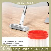 10Pcs For Xiaomi Dreame V9 V10 V11 V8 V9B V9P XR Wireless Handheld Vacuum Cleaner HEPA Filter Replacement Parts