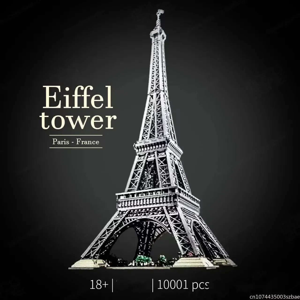 10001 PCS Large Eiffel Tower Building Blocks Bricks Kids Birthday Christmas Gifts Toy Compatible 10307 10181 17002 IN STOCK