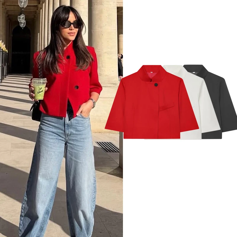 

Spring New Women's Blazers Blouse 2026 Fashion Office Elegant Women Unique Spring Jackets Blazers Chic Travel Holiday Youth Coat