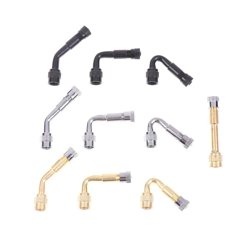 45 90 135 Degree Angle Bent Valve Adaptor Tyre Tube Valve Extension Adapter For Motorcycle Truck Car Moto Bike'