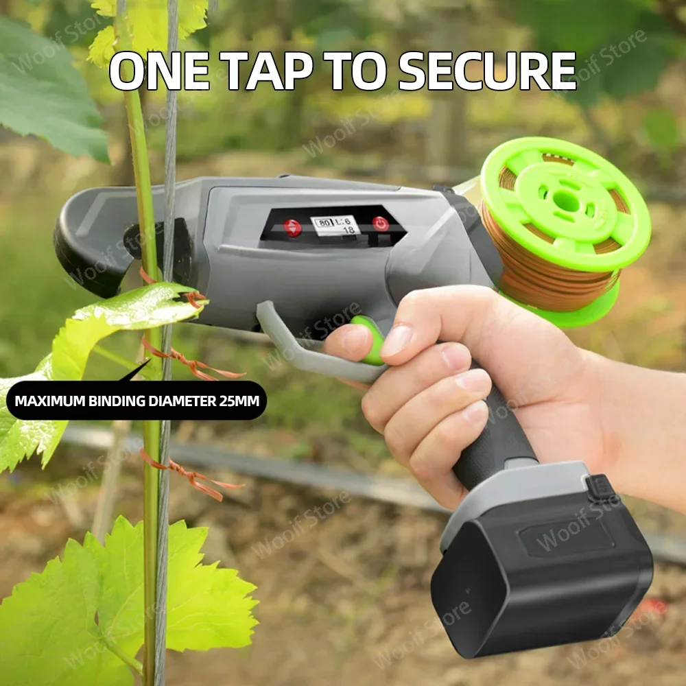 Электрический инструмент для подвязки ветвей, полностью автоматический связывающий инструмент для винограда, киви, томатов