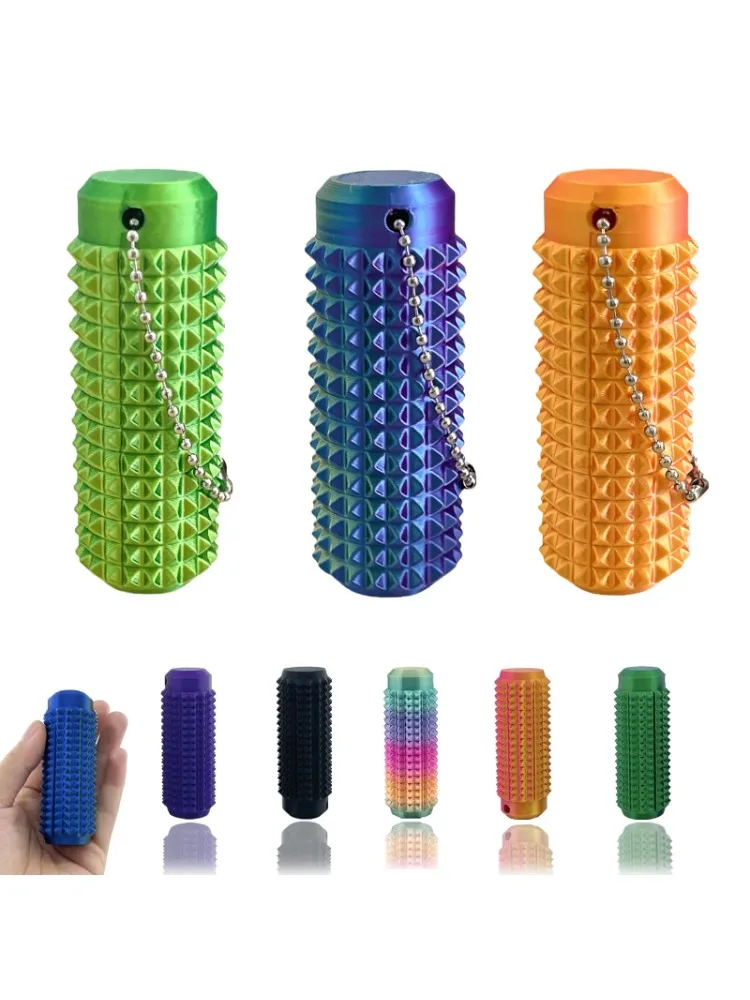 

Little Ouchies Fidget, карманная мини-игрушка-непоседа для взрослых, стимуляция боли, подвеска с вентиляционным ключом, 1 шт., Spiky Grippie Stim Keychai