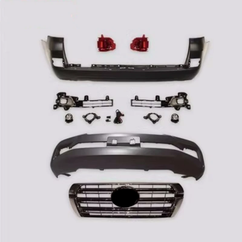 Body Kit Front Rear bumper grill Fog lamp Assembly for Toyota Land Cruiser 2008-15 Modified to New Style Car Accessories