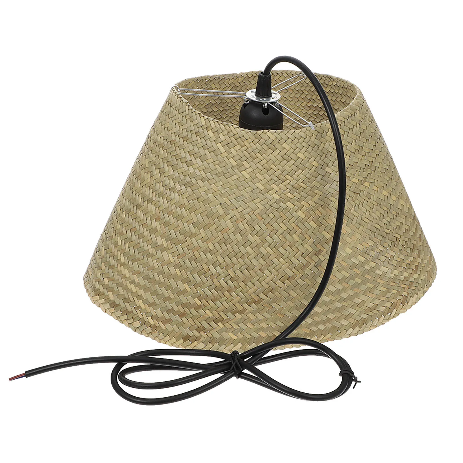 

1Pcs Creative Straw Woven Ceiling Lamp Indoor Hanging Light Home Room Pendant Light Decorative Illuminated Ornament