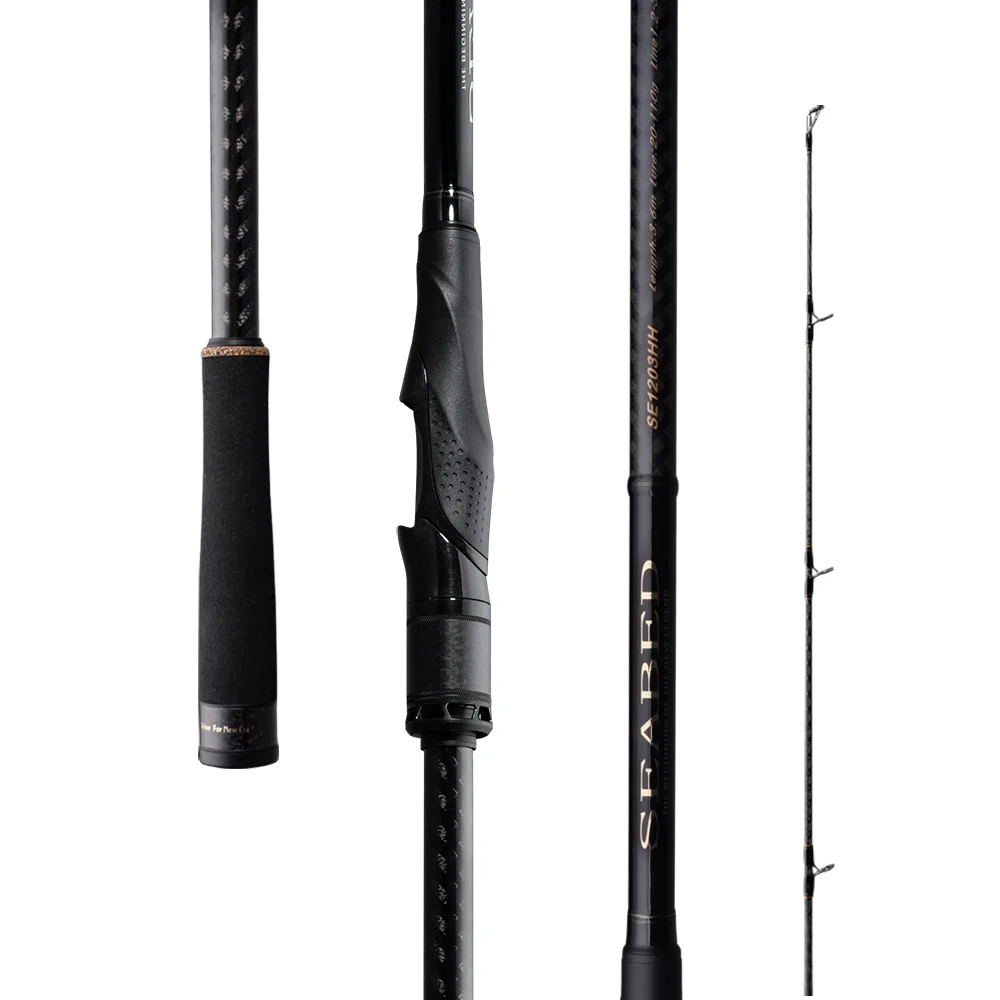 

PURELURE SEABED 12FT 3.0m 3.3m 3.6m ML MH Spinning Rod For SeaBass High Carbon Long Throwing Fishing Rod In Plus Spinning Reel