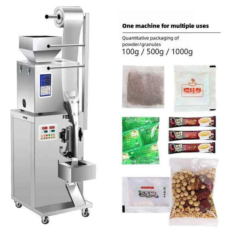 

Multifunctional Fully Automatic 1g-50g-100g Sealing Machines for Nuts Peanuts Candy Popcorn Tea Bag Packing for Food Apparel