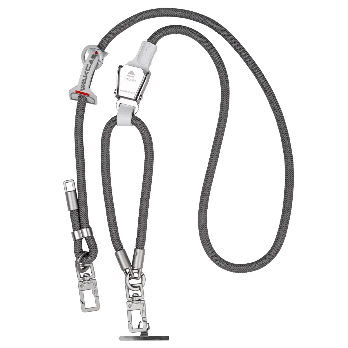 

Wakcas New Original Cabin Safety Buckle Original Diagonal Cross Phone Hanging Rope Personalized Trendy Long Hanging Rope