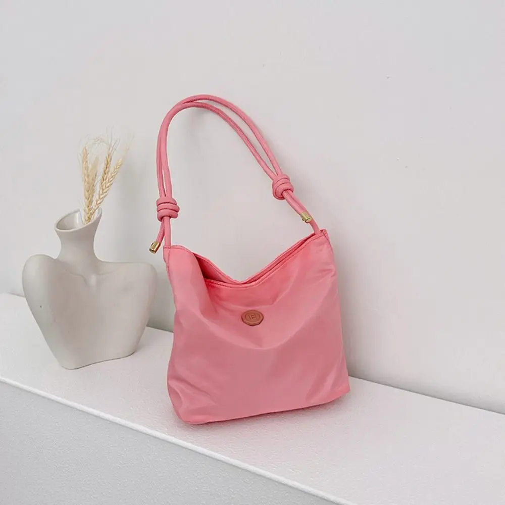 Bolso pequeño de nailon para mujer, bolsa de mano de aspecto artístico, a la moda, para hombro