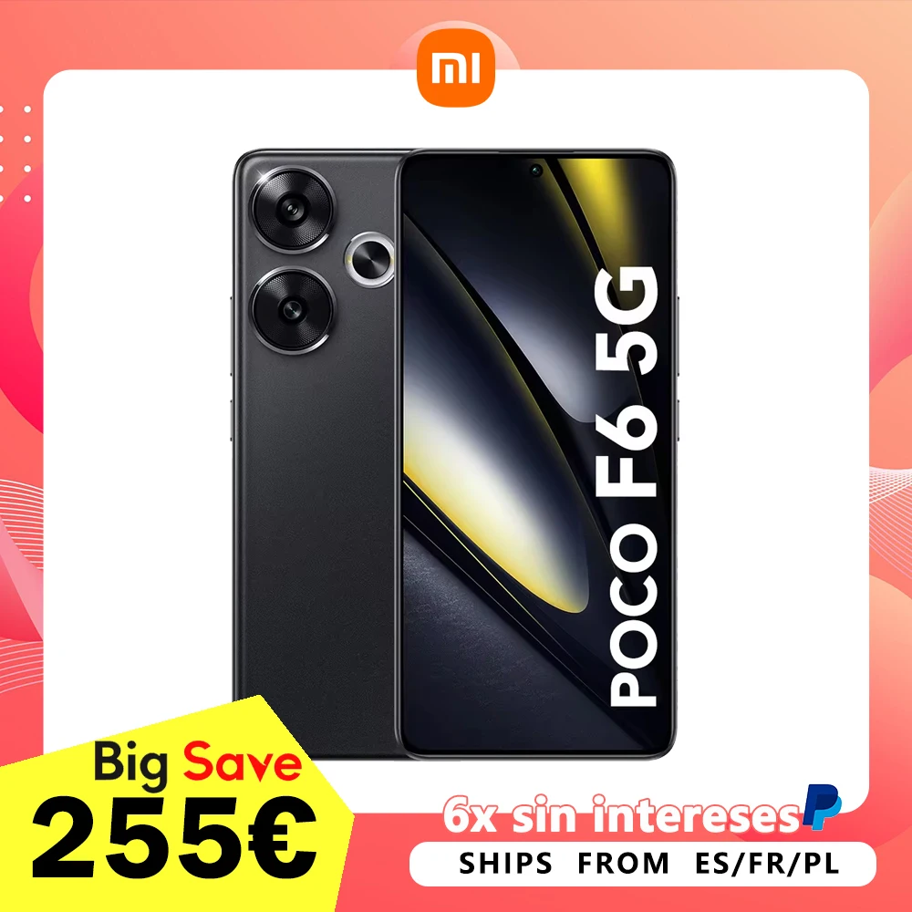 Xiaomi POCO F6 5G 8GB/256GB 12GB/512GB NFC EU Charger Global Version mobile phone