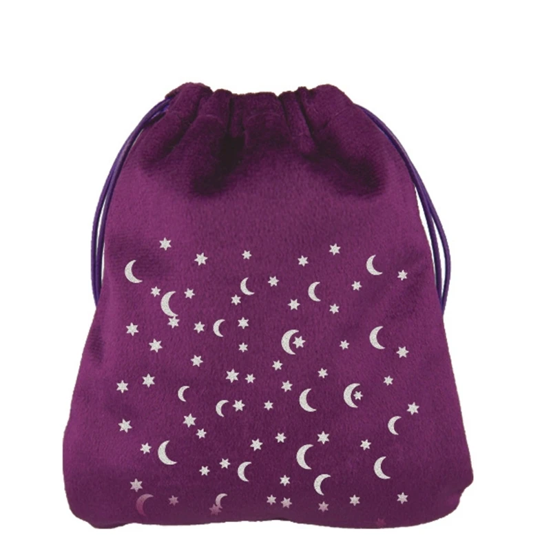 Soft Tarots Drawstring Bag Dices Storage Bag Jewelry Pouches Organizers for Tarots and Oracles Card Enduring
