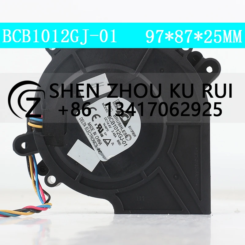 

Delta BCB1012GJ-01 5V 12V 24V 48V DC 14.4V 3.45A AC EC 9725 9.7CM sweeping robot blower Large air volume cooling fan