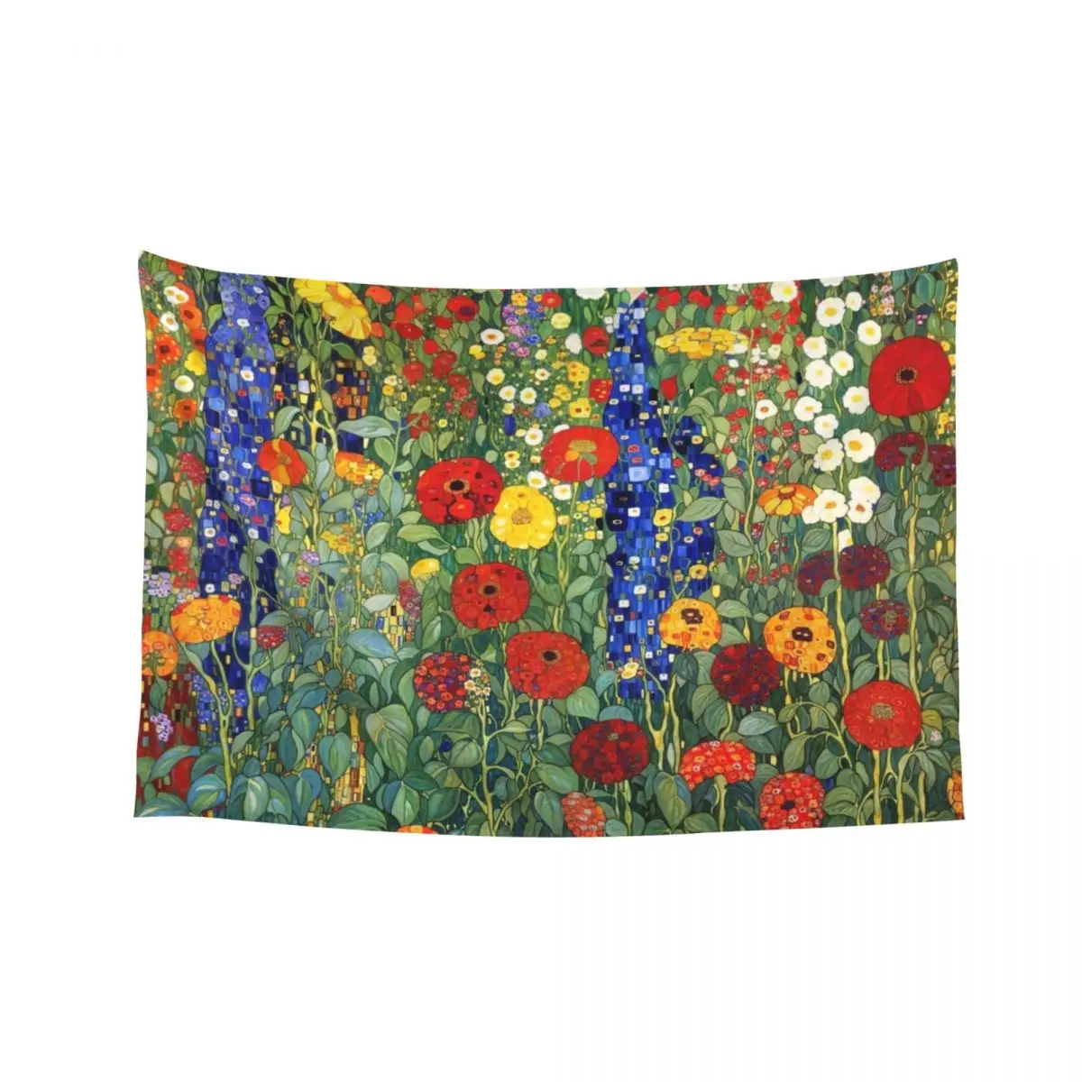 

Gustav Klimt - Flower Garden Tapestry Bedroom Decor Room Decoration Aesthetic Decoration For Bedroom Room Design Tapestry