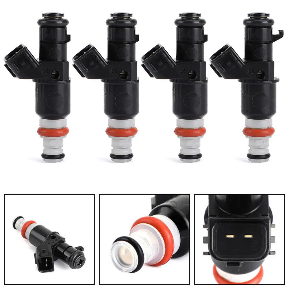 New for 2003 2004 2005-2007 Honda Accord 2.4L 4PCS Fuel Injectors 16450-RAA-A01 16450RAAA01 FREE SHIPPING!!!