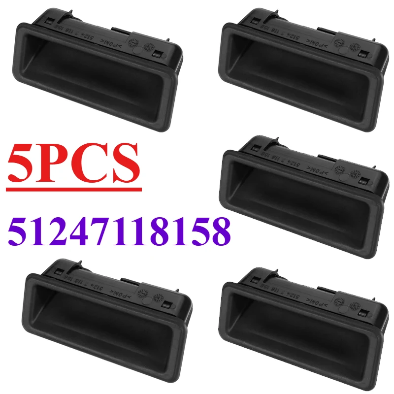 5PCS 51247118158 7118158 Trunk Boot Lid Tailgate Push-button for BMW 1 3 5 Series X1 X5 X6 128i 135i 135is 325i 325xi 528i 535i