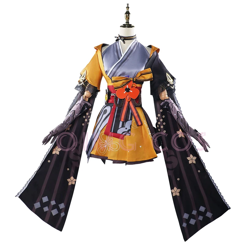 Costume de Cosplay Chiori Genshin Impact, Uniforme, Perruque, Anime, Style Chinois, Costumes d'Halloween, Jeu