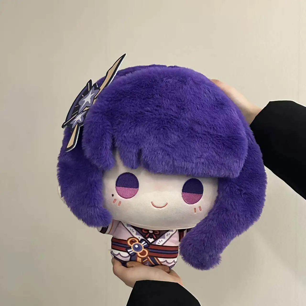 

Genshin Impact Beelzebul Raiden Shogun Moppet 35cm Anime Cosplay Mascot Christmas Gifts