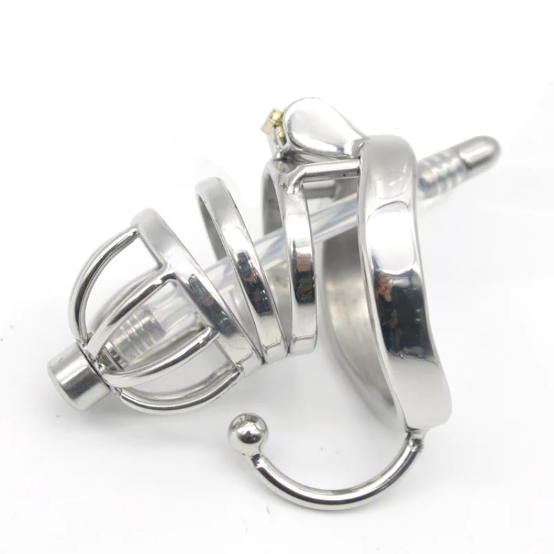 Chaste Bird Stainless Steel Male Chastity Small Cage with Base Arc Ring Devices C275