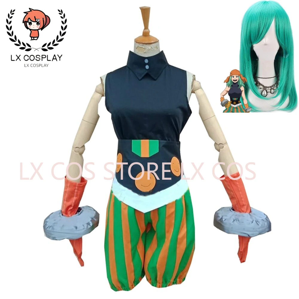 

2024 Custom Made Emi Fukukado Smile Hero Ms. Joke Cosplay Costume Any Size