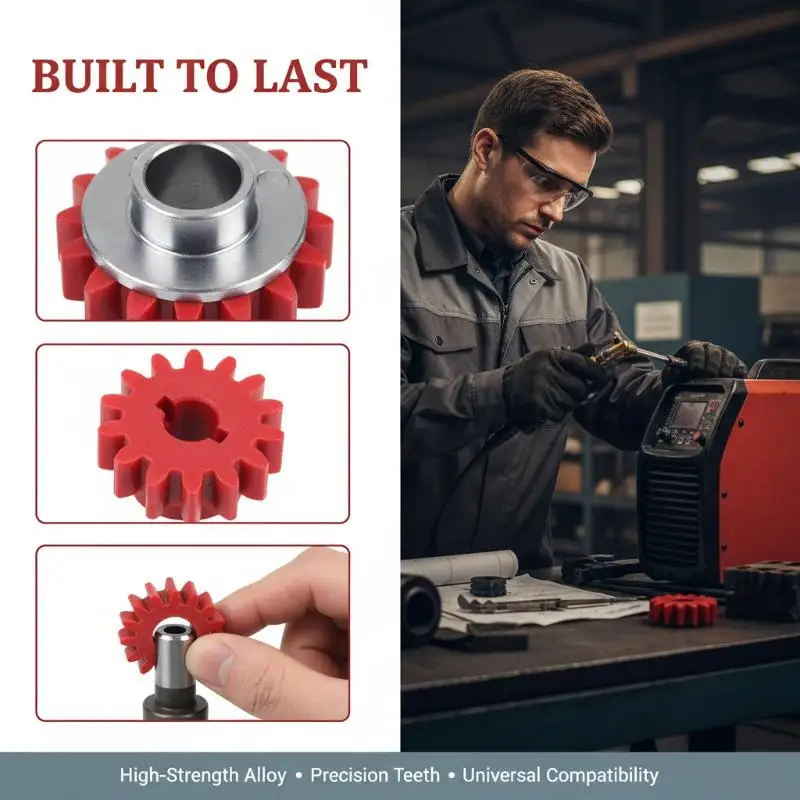 

1 шт. ролик для подачи проволоки с V-образным пазом 0,8-1,2 мм для подающего механизма сварочного аппарата, V-образный паз с зубцами