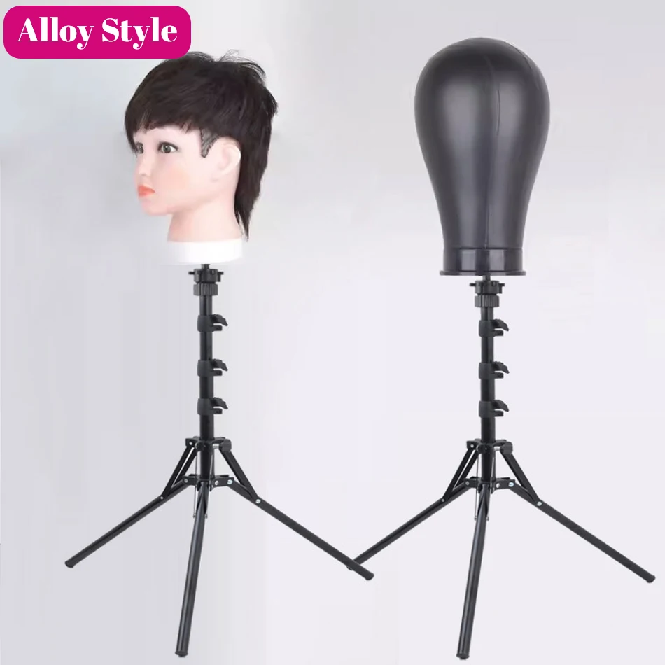 Hot Sale Adjustable Wig Stand Mannequin Head Holder Clamp Tripod For Canvas Block Heads Making Wigs Styling Hairdressing