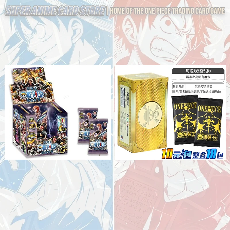 Anime Boxed Cards Little Dinosaur One Piece Shirahoshi Monkey D. Luffy Roronoa Zoro Nico Robin Vinsmoke Reiju Collectible Cards