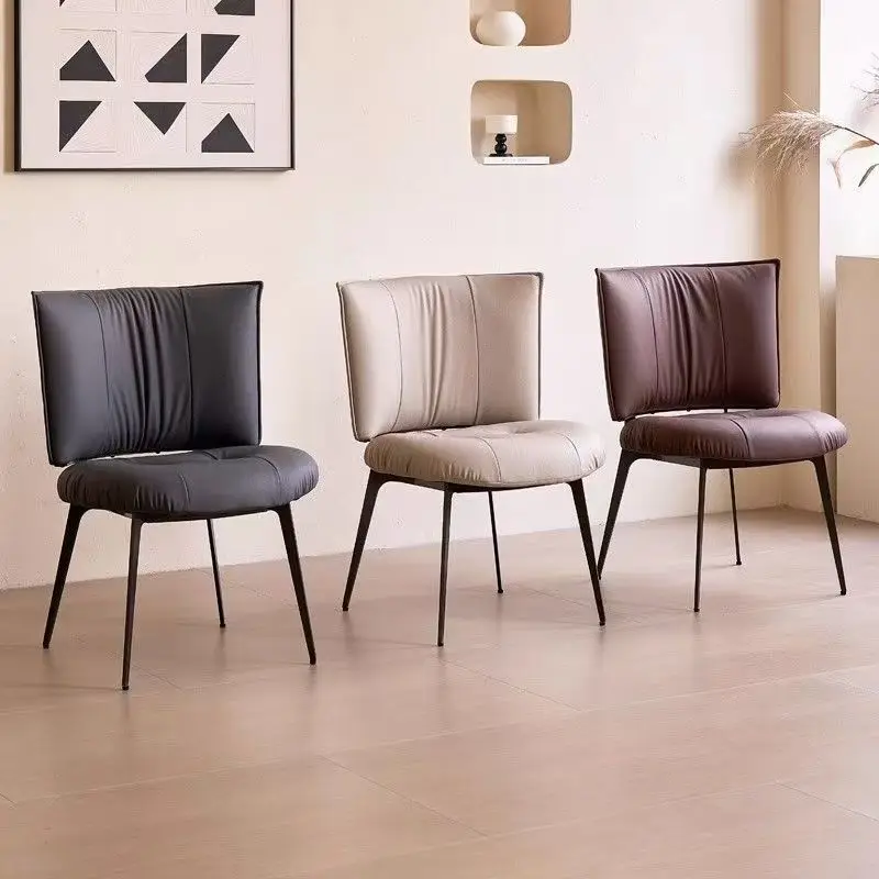 Minimalist dining chair Modern minimalist restaurant Hotel back chair Household chair