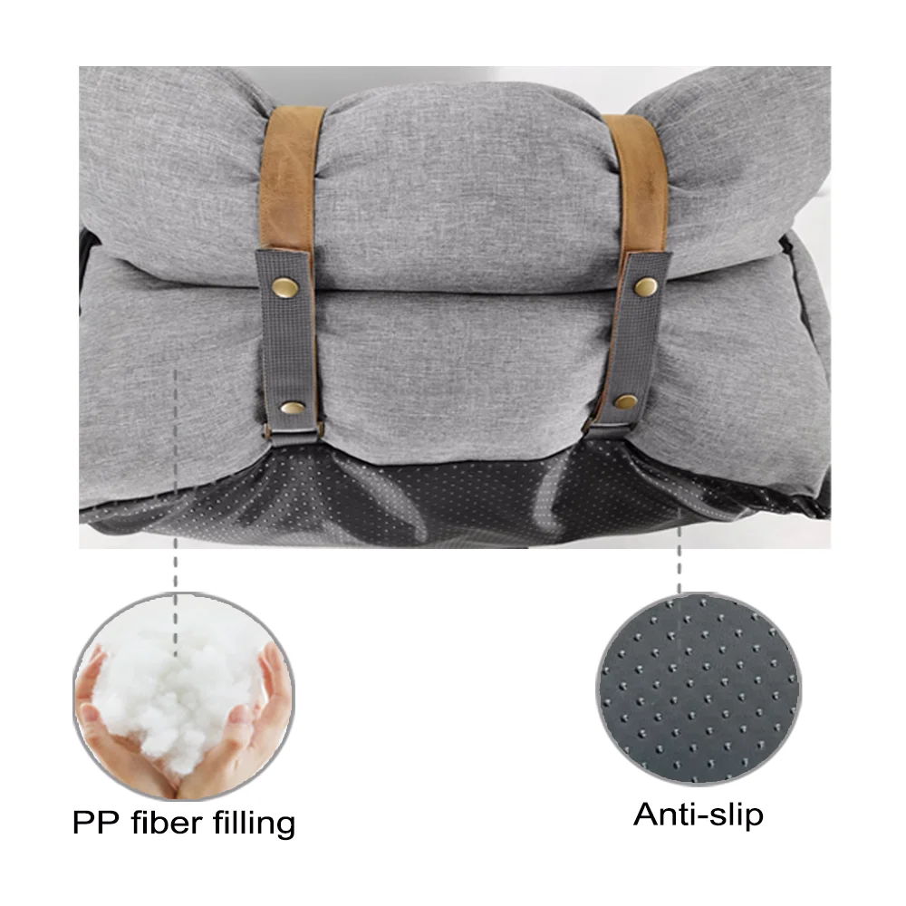 الجملة الكلب الداعم مقعد السيارة مقاومة للماء الكلب مقعد السيارة السرير المحمولة دلو على شكل الداعم مقعد السيارة للحيوانات الأليفة المضادة للانزلاق