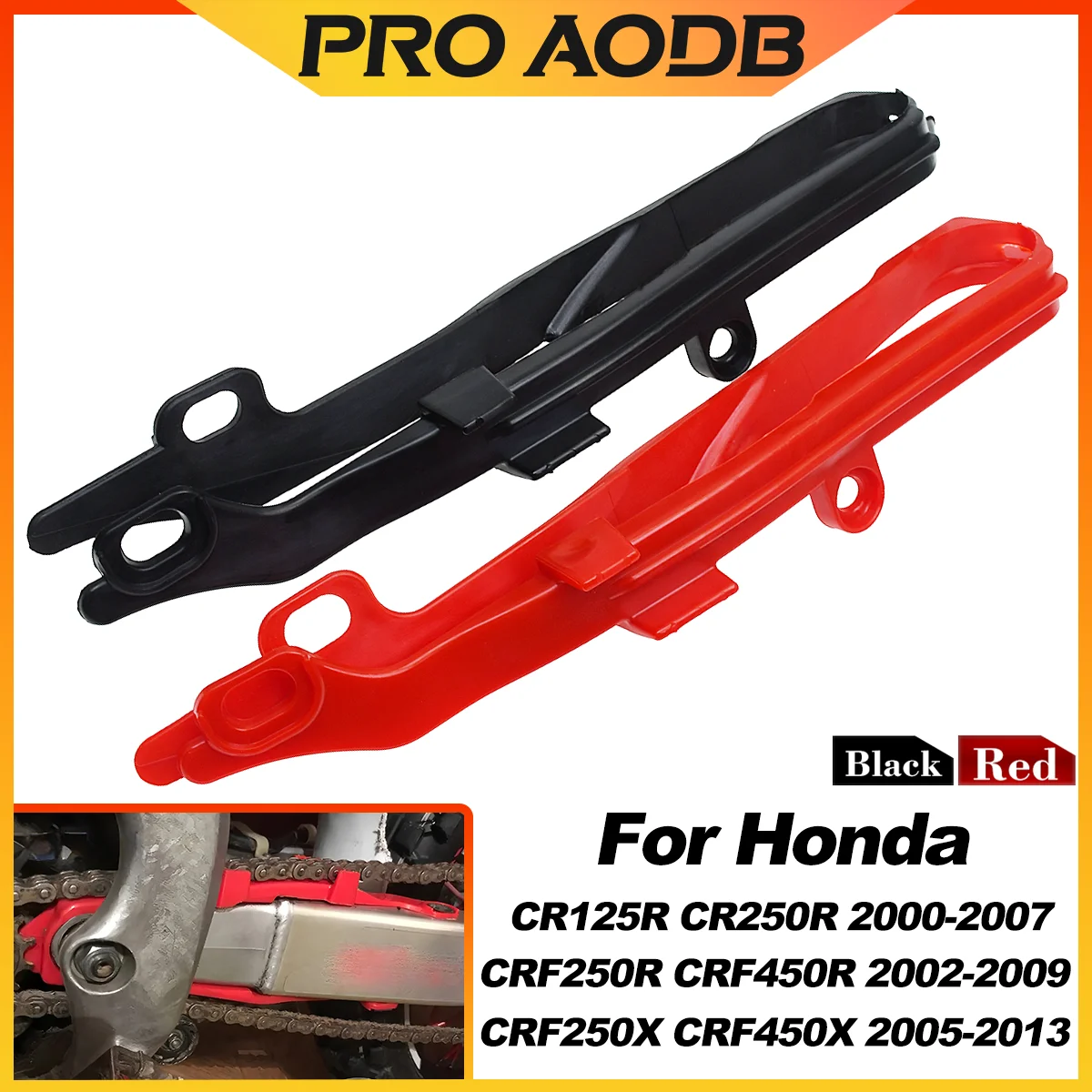 

Motorcycle Chain Slider Guide Protection Device Motorcycle For HONDA CR125R CR250R CRF250R CRF450R CRF250X CRF450X CR 2000-2013