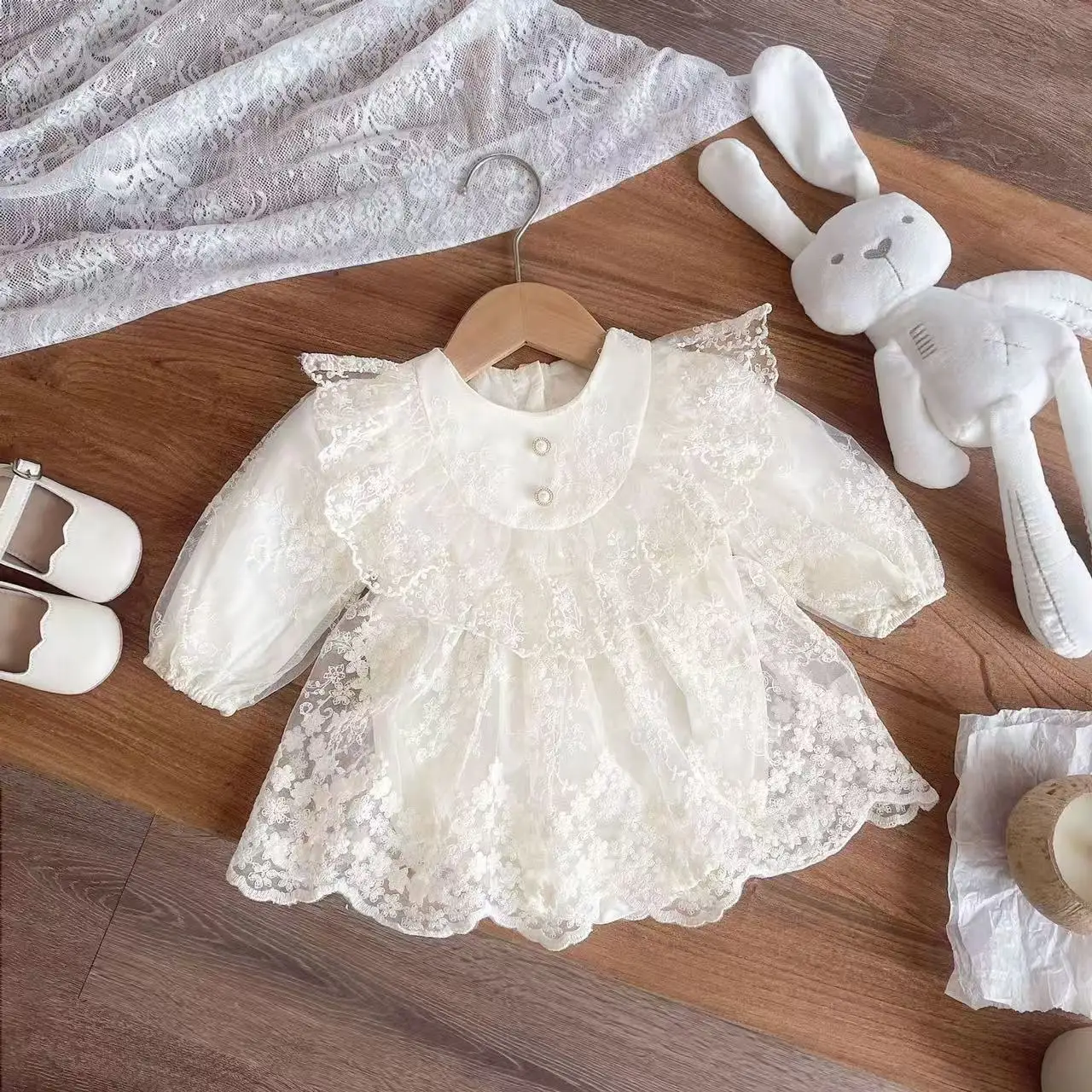 

Infant And Toddler Clothing Girls' Spring and Summer Bags Fart Skirts Girls' Baby Dresses Stylish Dresses