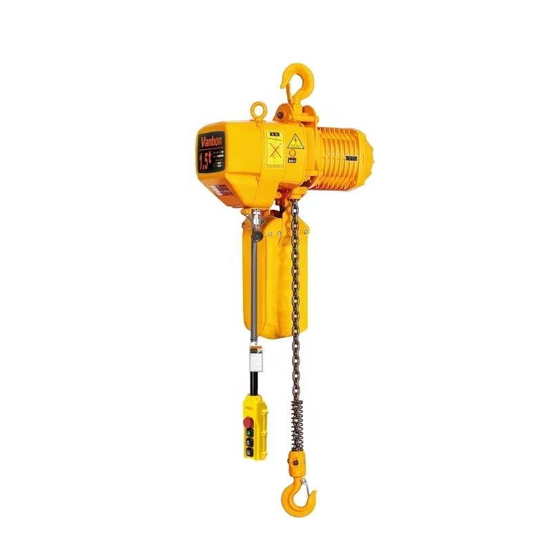 

Good price electric chain lift hook type electric chain hoist of factory using