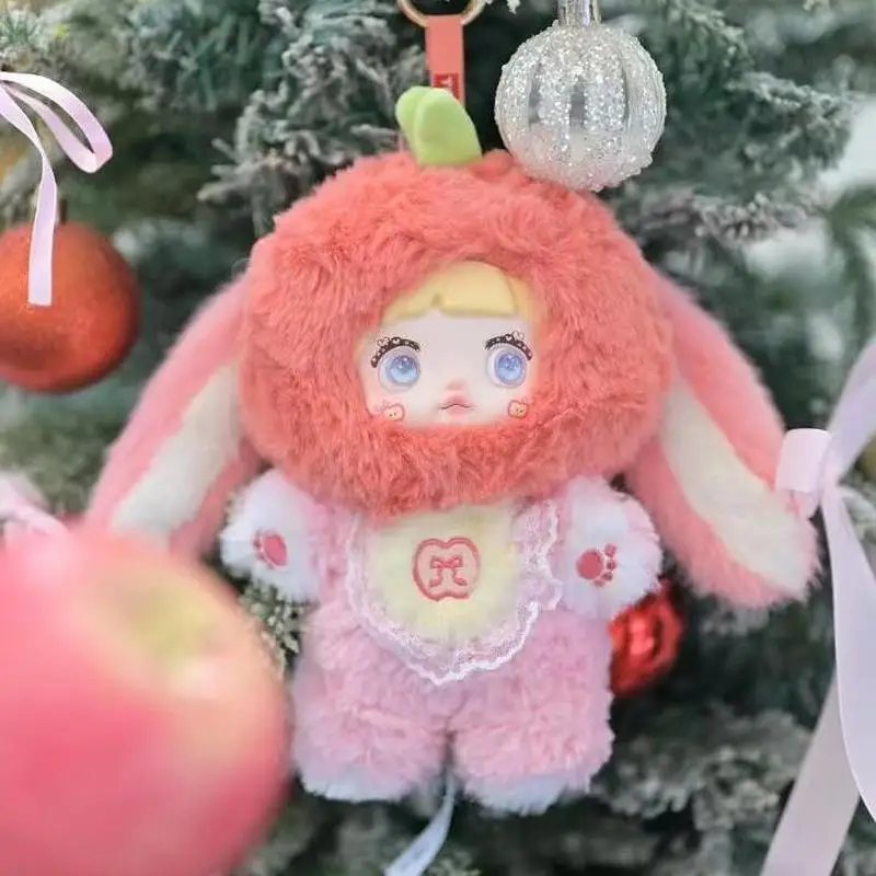 Nuovo prodotto autentico Nuomi Er "Fruit" Serie divertente Gioco alla moda Scatola cieca in peluche Ciondolo per borsa Apple Anxile fatto a mano