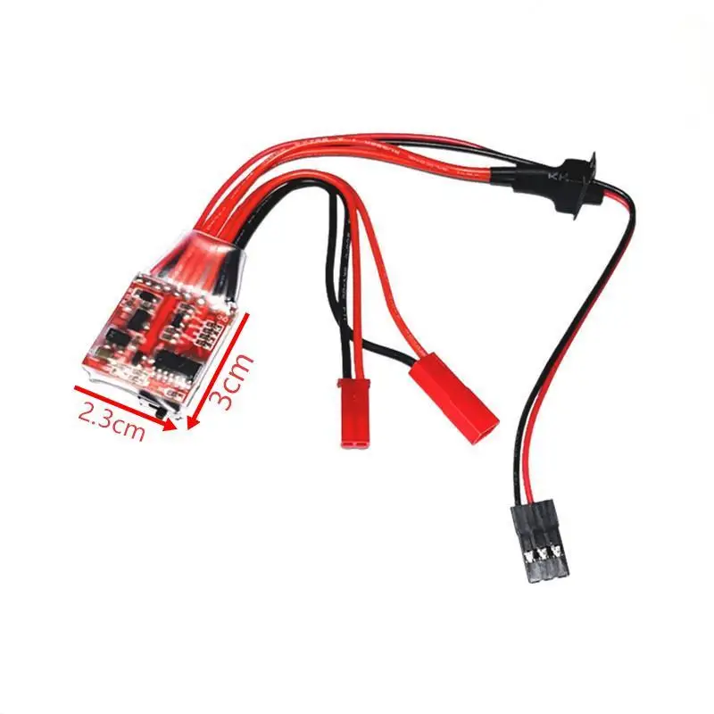 New！30A Dual Way Brushed ESC With Brake JST Plug Speed Controller Switchable Brushless High Efficiency For RC Car Boat Model