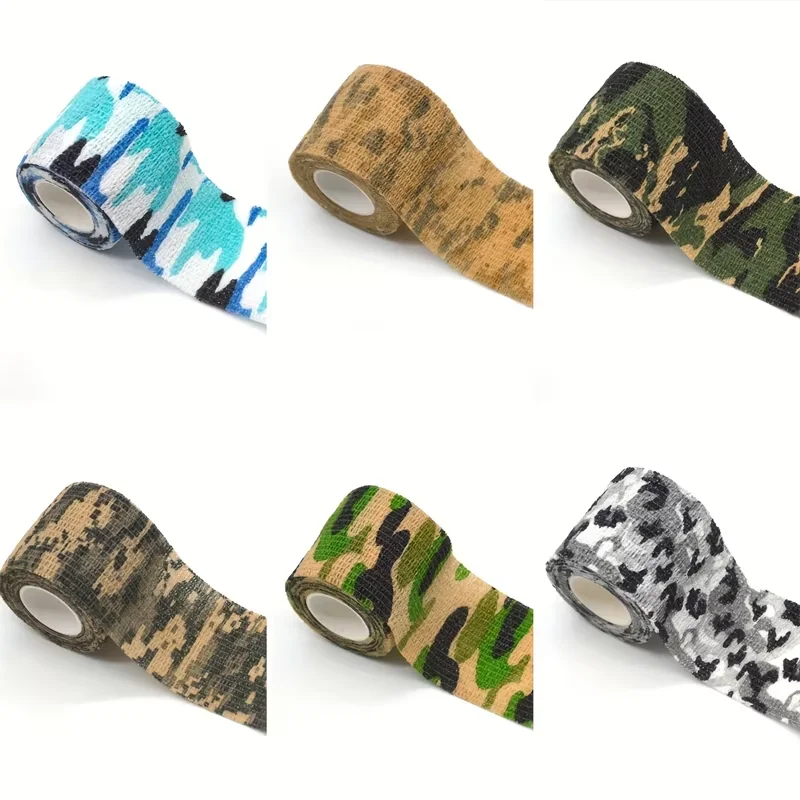 

24Rolls 5cm x 4.5m Animal Pattern Tattoo Bandage Anti-slip Athletic Nonwoven Disposable Waterproof Self Adhesive Elastic Bandage